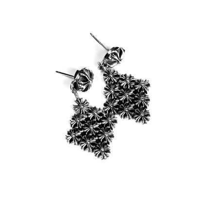 Chrome Hearts Plus Chain Mail Earring Small