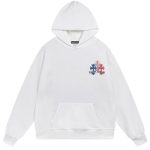 Chrome Hearts Rainbow Cross White Hoodie