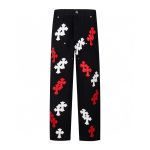 Chrome Hearts Red White Cross Patch Carpenter