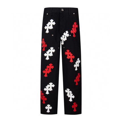 Chrome Hearts Red White Cross Patch Carpenter
