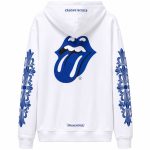 Chrome Hearts Rolling Stones Blue Tongue Hoodie