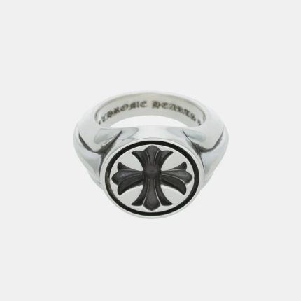 Chrome Hearts Round Cross Signet Ring
