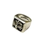 Chrome Hearts Square Cross Signet Ring
