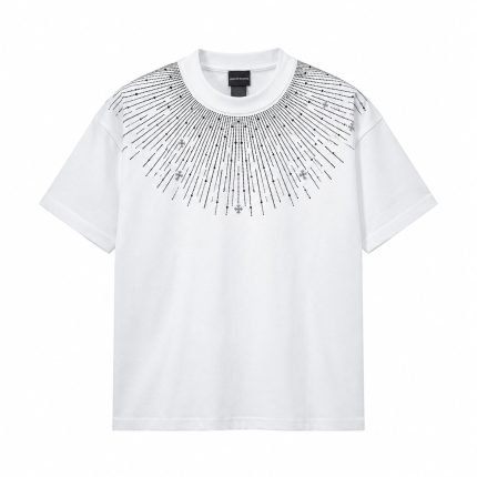 Chrome Hearts Starburst Rhinestone T-Shirt White