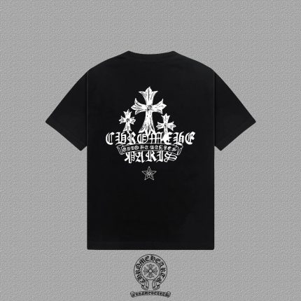 Chrome Hearts Triple Cross Back Print Shirt Black
