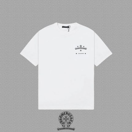 Chrome Hearts Triple Cross Back Print Shirt White