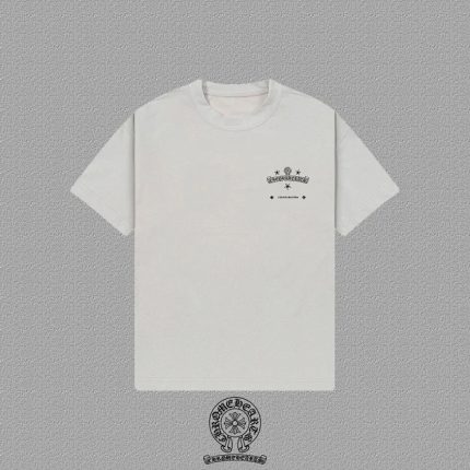 Chrome Hearts Triple Cross Back Print T Shirt