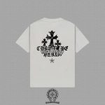 Chrome Hearts Triple Cross Back Print T Shirt