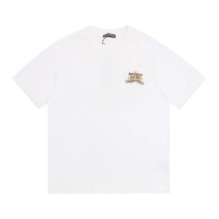 Chrome Hearts White Gothic Cross Script T-Shirt