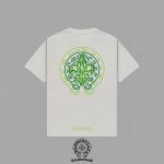Chrome Hearts White Green Fleur-De-Lis Graphic T-Shirt