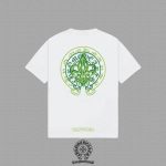 Chrome Hearts White Green Gothic Fleur Graphic T-Shirt