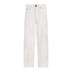 Chrome Hearts White Tonal Cross Star Patch Jeans
