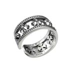 Chrome Hearts Wide Cross Wrap Ring