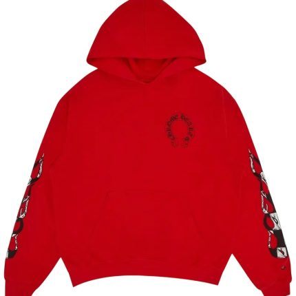 Red Chrome Hearts Mattyboy Hoodie​